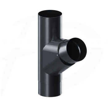 Trójnik rury spustowej stalowy ⌀ 90 firmy KROP kolor czarny